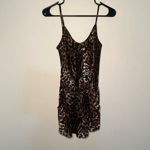 Nana cheetah print Romper